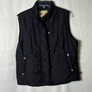 Woolrich Vintage Quilted Puffer Vest - Black (Women's Small)
